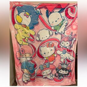 Hello kitty and friends blanket